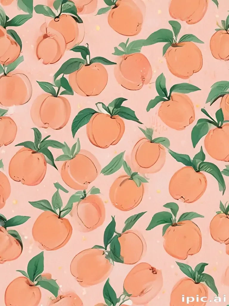 peach wallpaper aesthetic