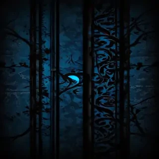 blue and black wallpaper