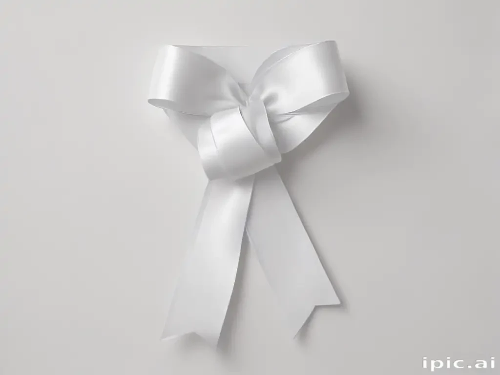 white ribbon png