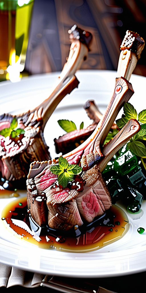 lamb chops and mint jelly