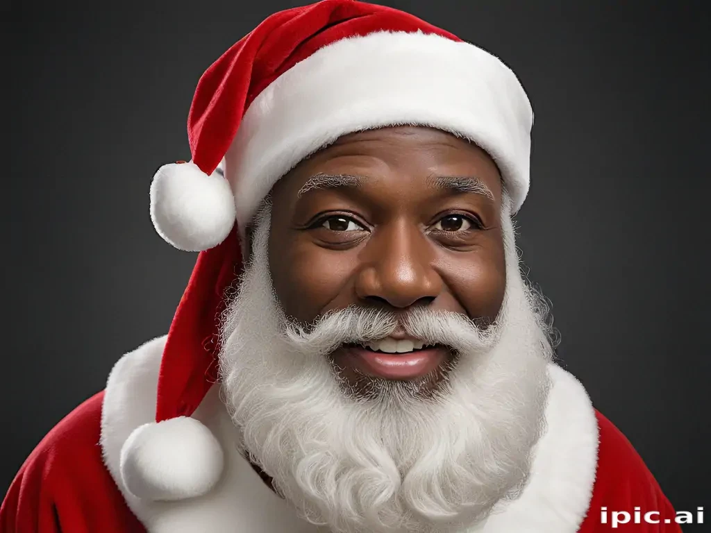 black santa png