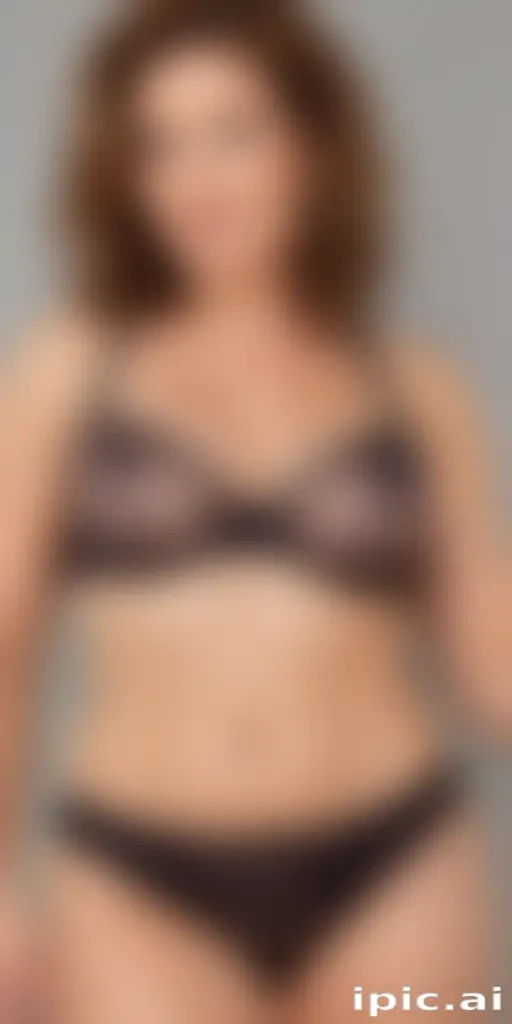 mature women in lingerie