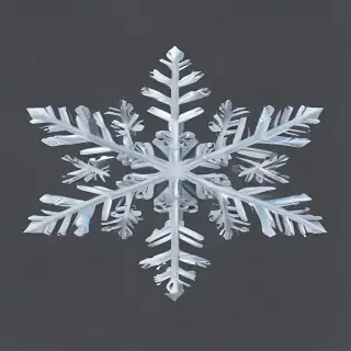 transparent background snowflake clipart