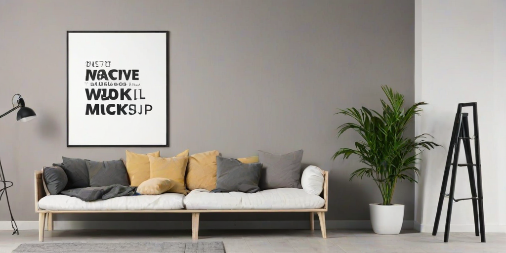 free wall art mockup
