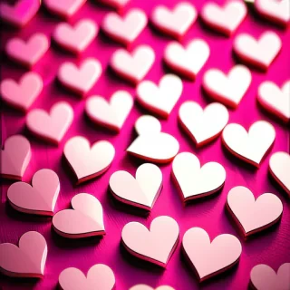 pink hearts background