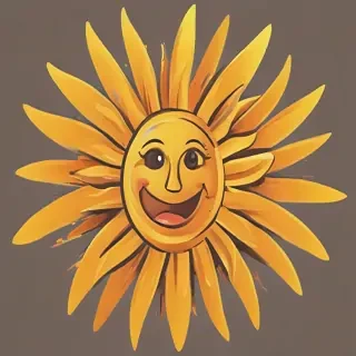sun cartoon png