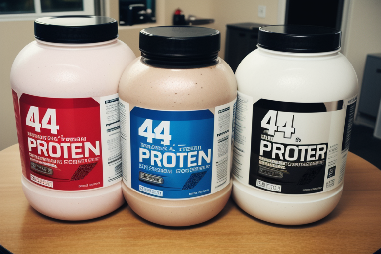 44 pounds of protein powder