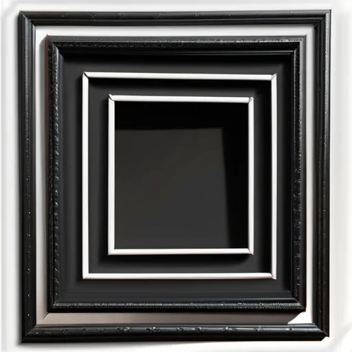 black frame transparent
