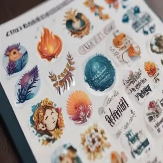 transparent cute stickers