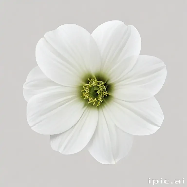 white flower transparent background