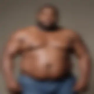 black fat man