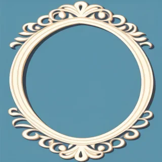 circular frame clipart