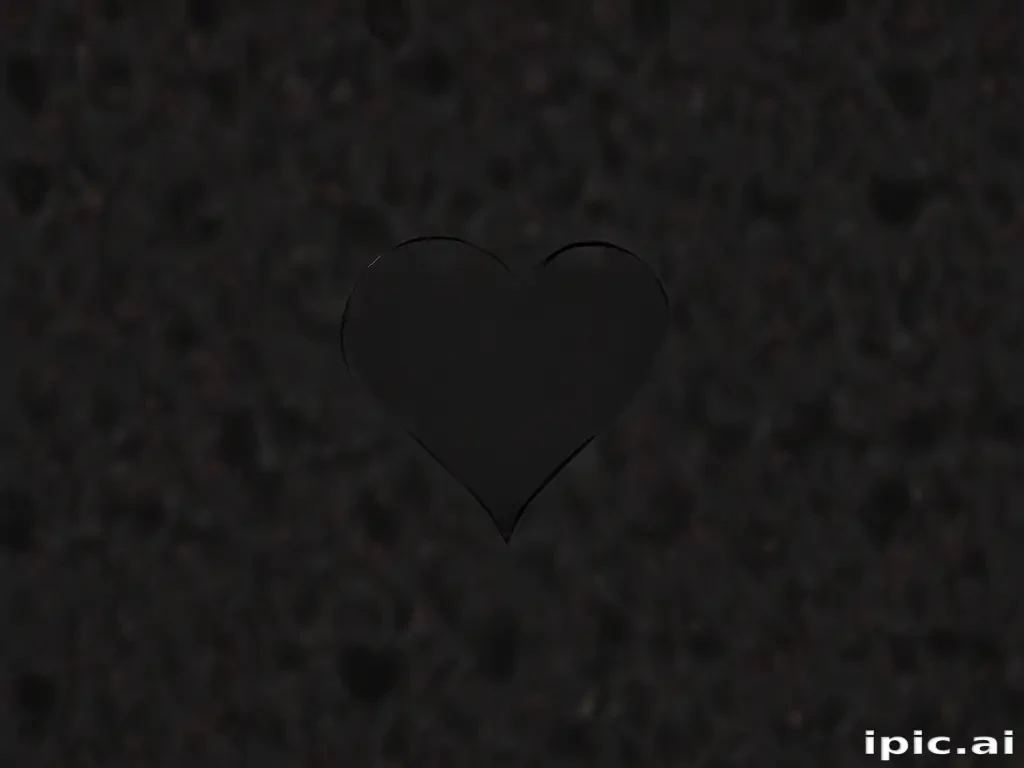 black heart background