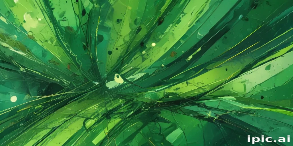 green abstract wallpaper