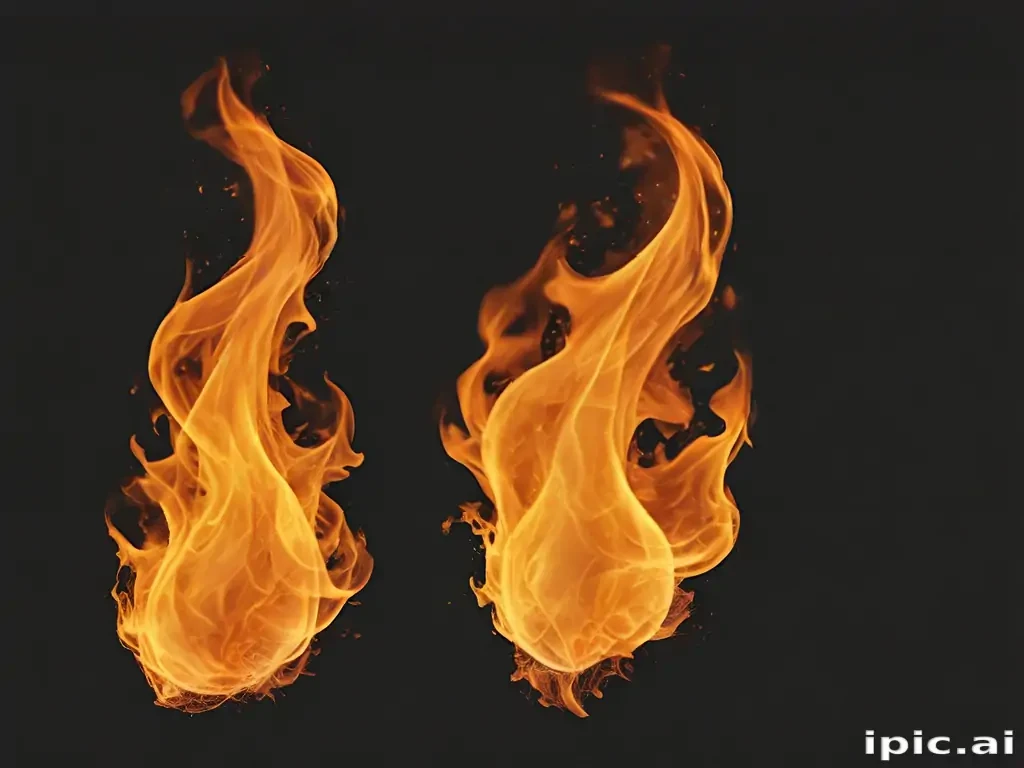 flames transparent background
