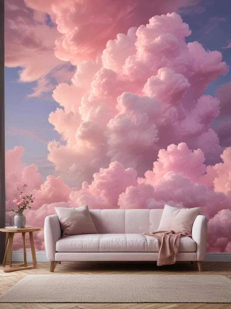 pink cloud wallpaper