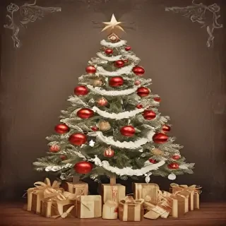 merry christmas vintage