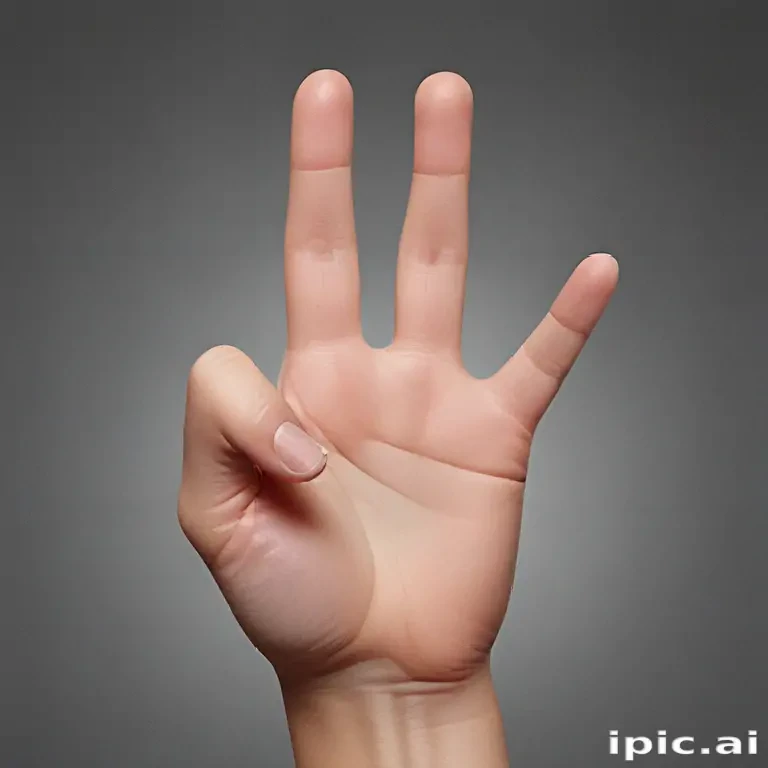 middle finger transparent