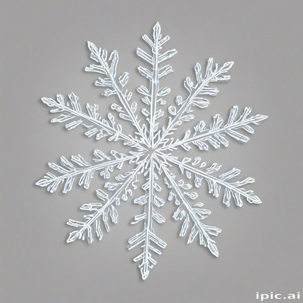 transparent background snowflake clipart