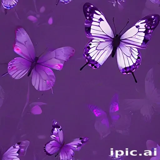 butterfly wallpaper purple