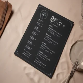 menu mockup free