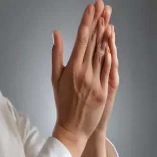 prayer hands transparent background