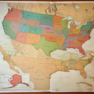 map of united states of america