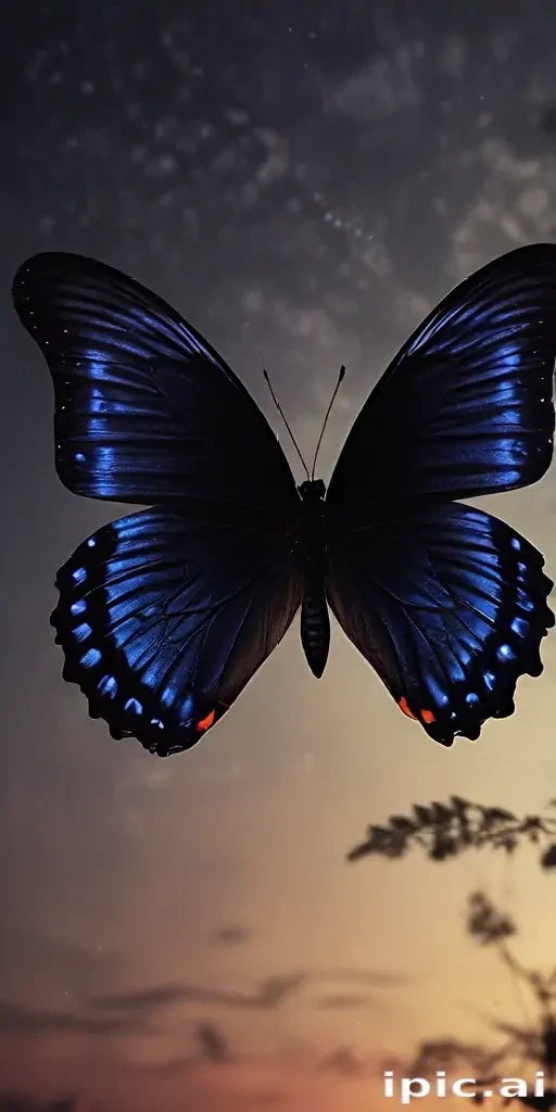 black butterfly wallpaper hd