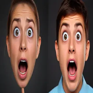 shocked face png