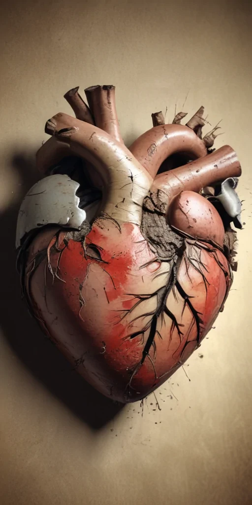 broken heart background