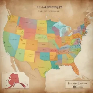 map of the us states